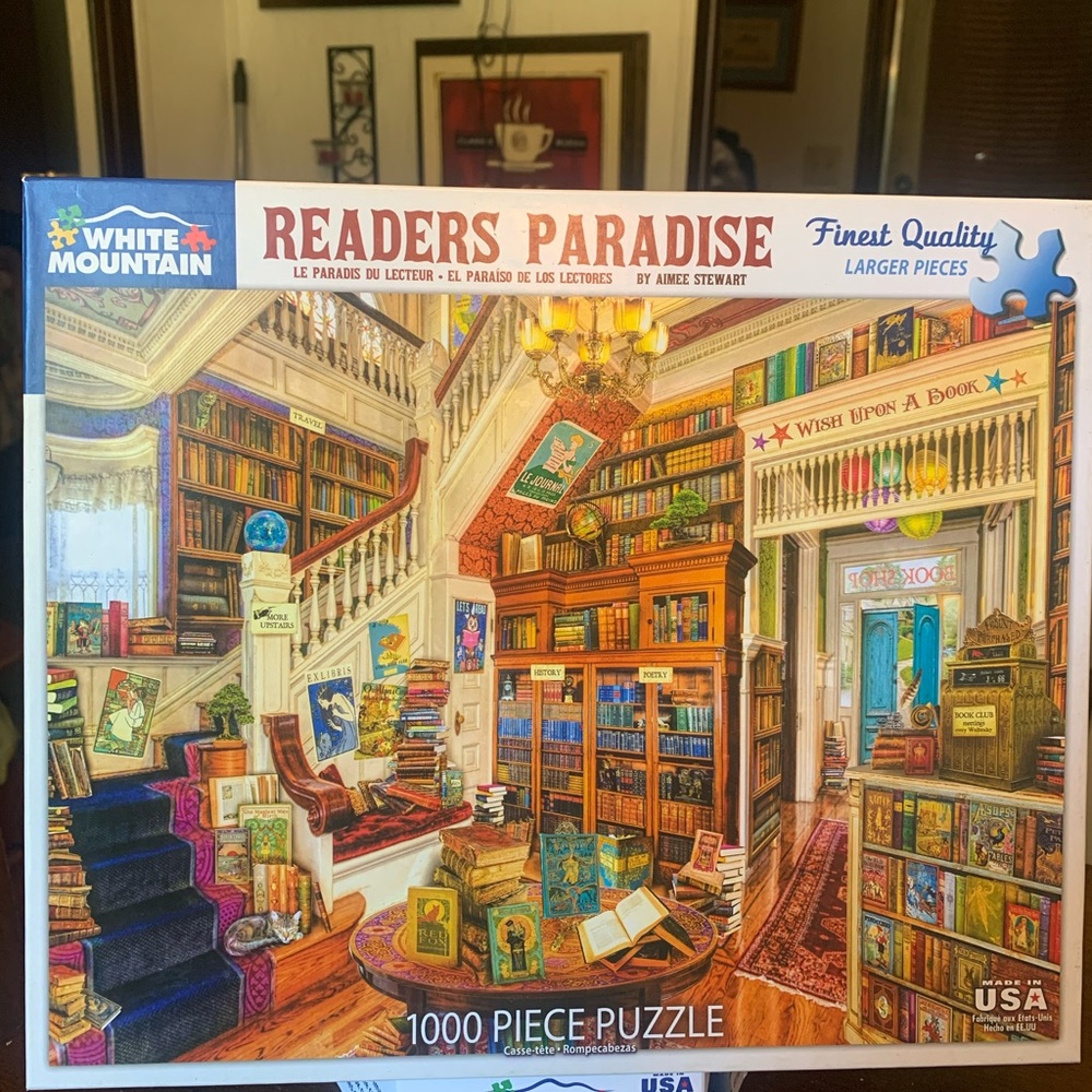White Mountain Readers Paradise Puzzle - 1000 Pieces